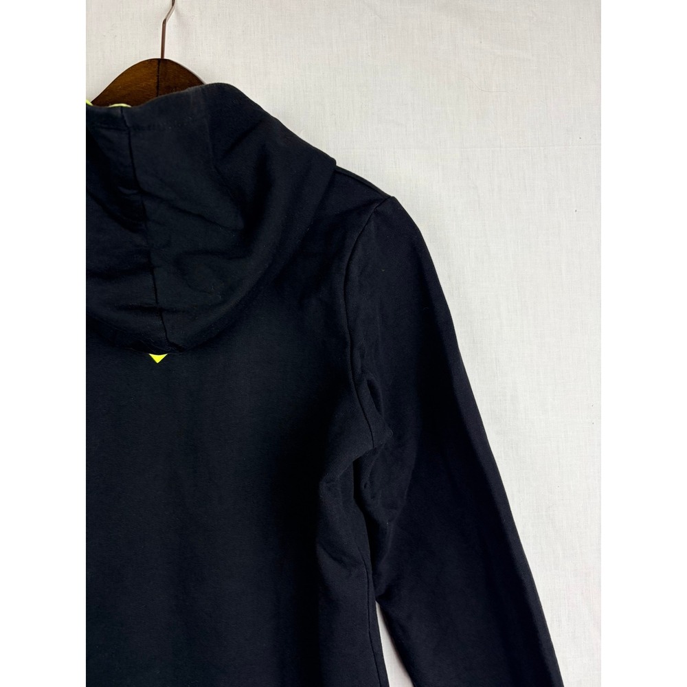 LC Waikiki Boys 11Y Black‎ Dont Give Up Graphic Hoodie Neon Yellow  Pullover - Picture 9 of 13
